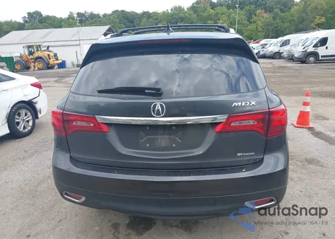 2016 Acura Mdx Acurawatch Plus Package from USA, damaged, VIN 5FRYD4H28GB039787